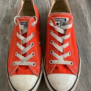 Orange Kids Converse